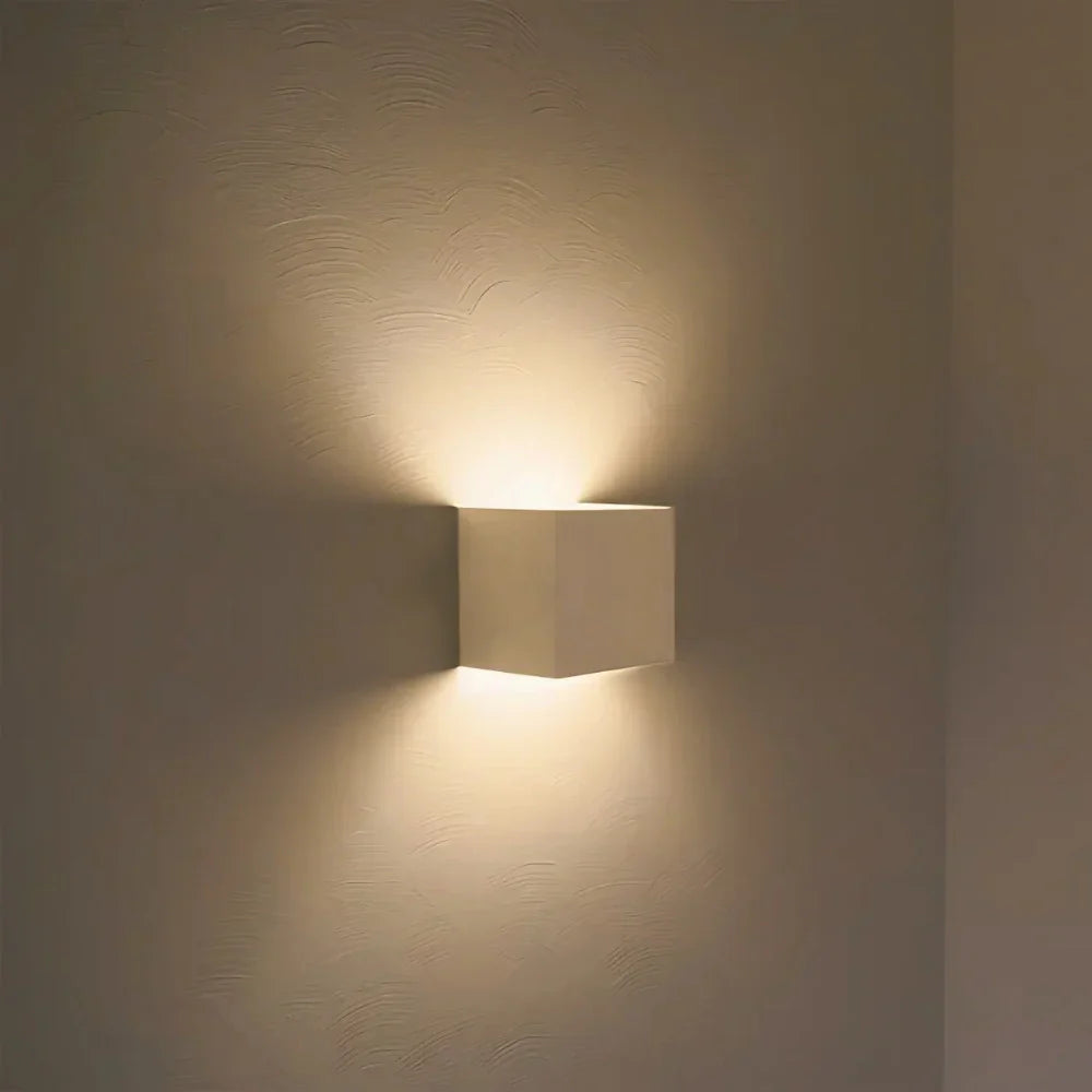 Moderne Wandleuchte fra schwarzem aluminium