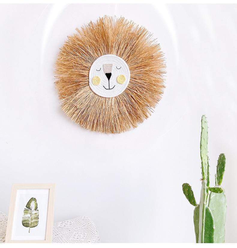 Skanto | Søte Lion Head Veggdekorasjon