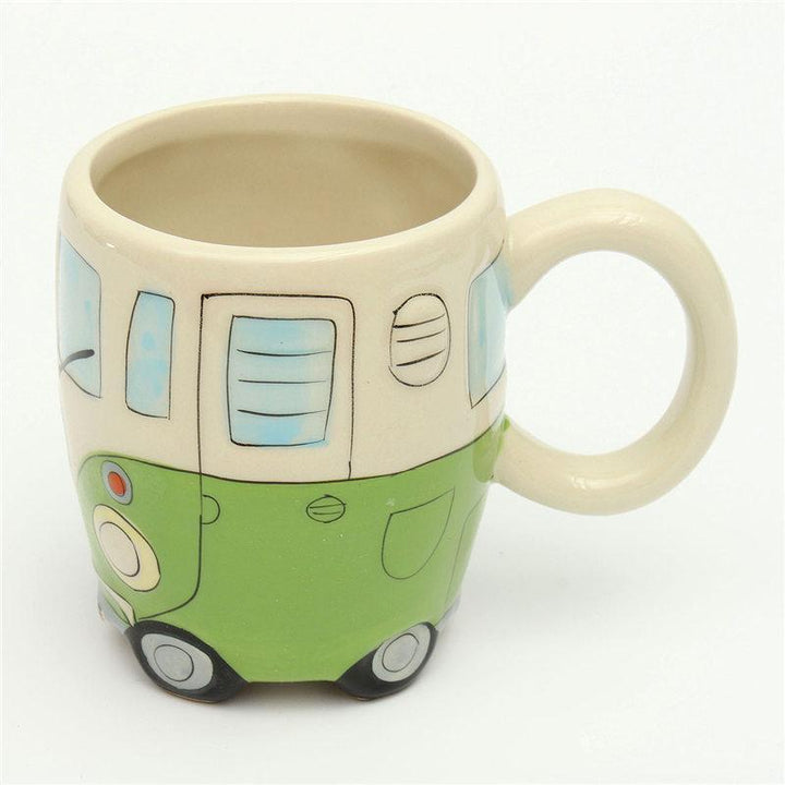 GroovyCup Camperbus-Becher – Retro-Keramik-Kaffeebecher 330 ml