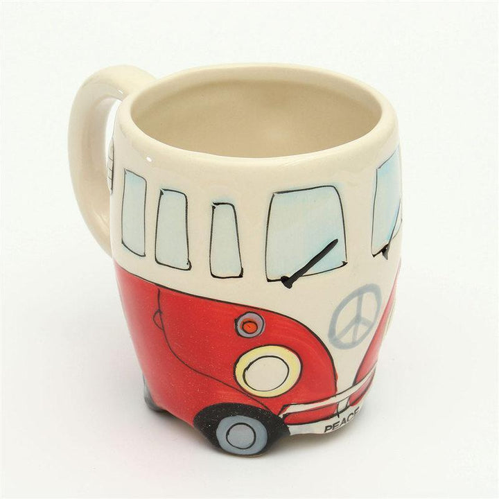 Skanto | GroovyCup Camperbus Krus – Retro Keramisk Kaffe Krus 330ml