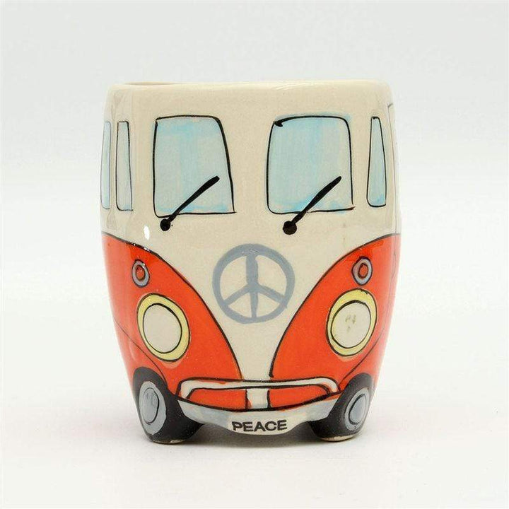 GroovyCup Camperbus-Becher – Retro-Keramik-Kaffeebecher 330 ml