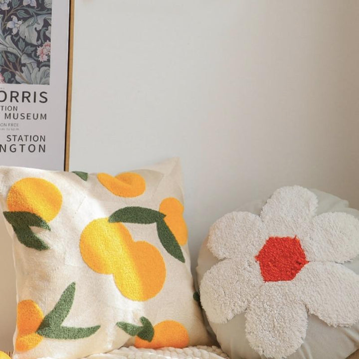 Skanto | Orange Broderi Putetrekk
