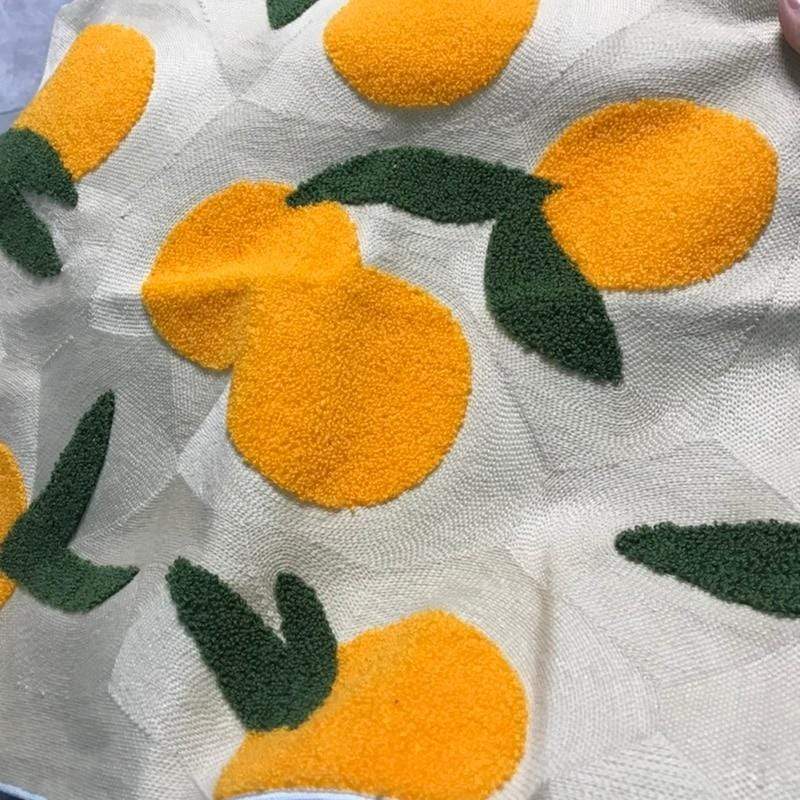 Skanto | Orange Broderi Putetrekk