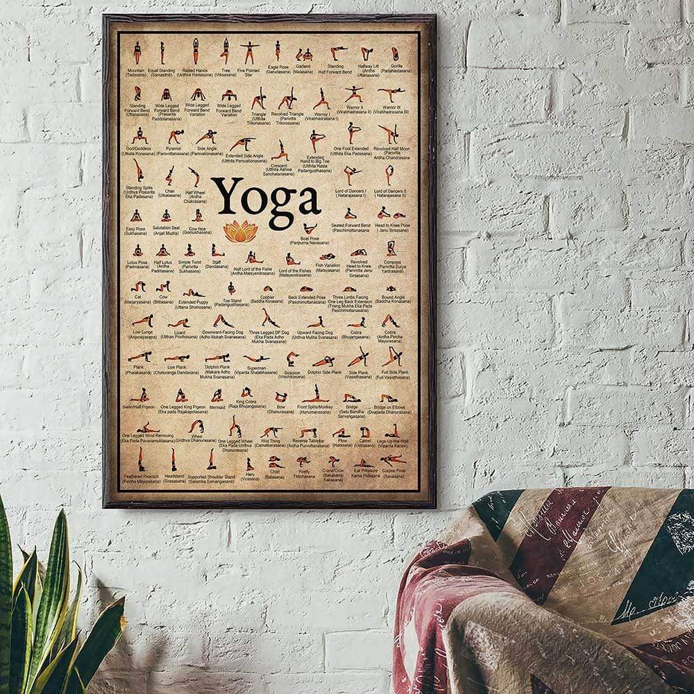 Skanto | Yogastillinger Veggplakat