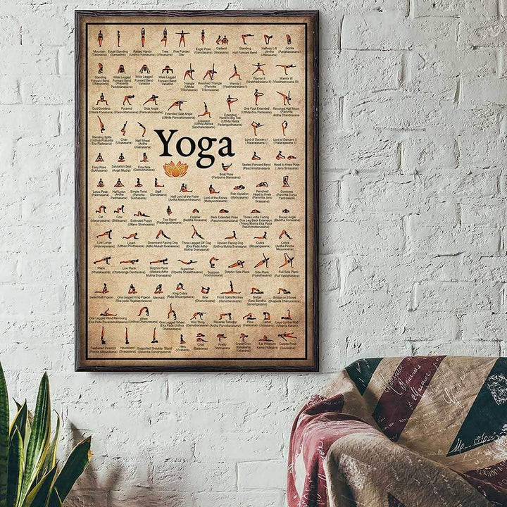 Skanto | Yogastillinger Veggplakat
