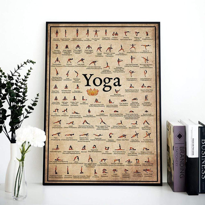 Skanto | Yogastillinger Veggplakat