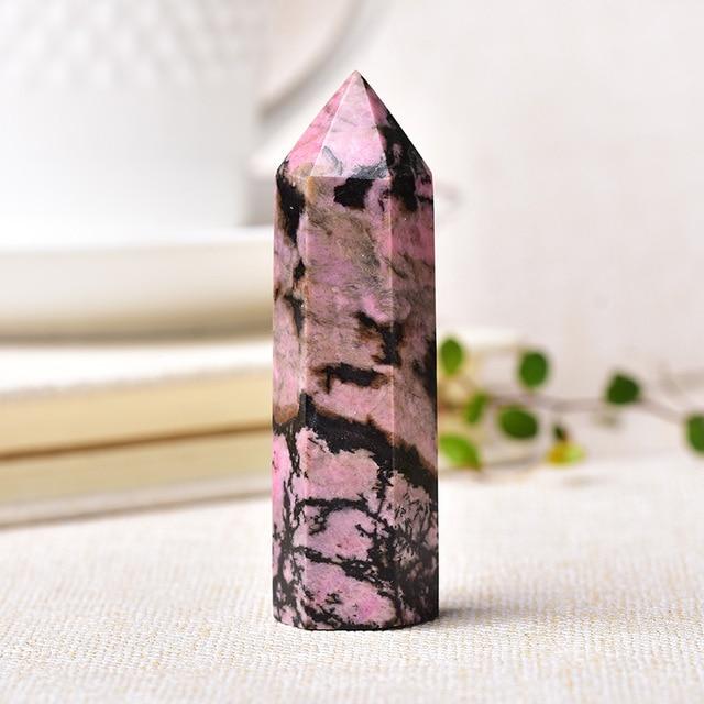 Norvo | Rhodonite Crystal Point Tower