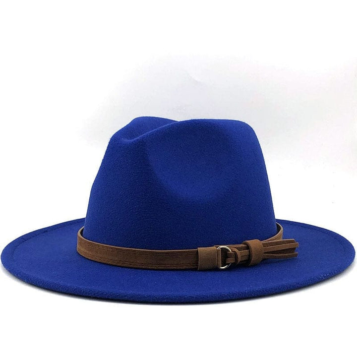 Eridian Fedora Hatt med Lærrem