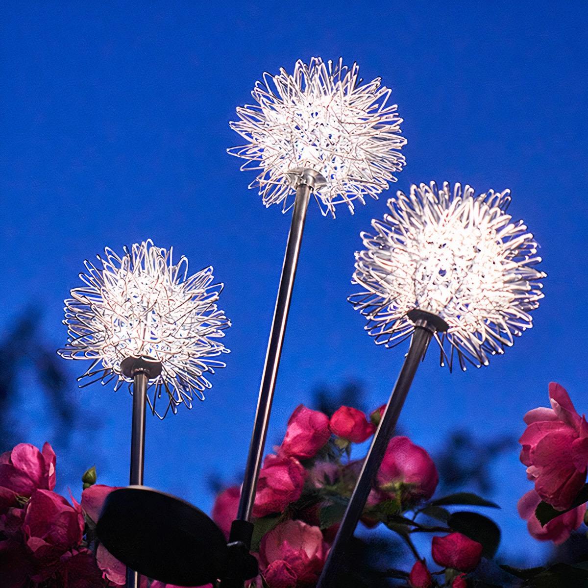 Norvo | Dandelion Garden Lights, Solar Powered