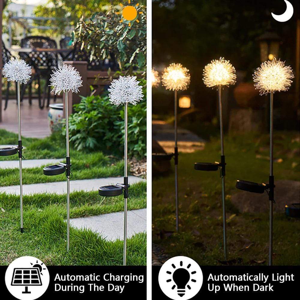 Norvo | Dandelion Garden Lights, Solar Powered