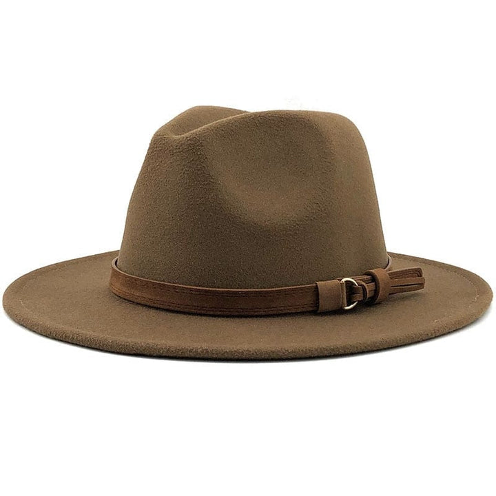 Eridian Fedora Hatt med Lærrem