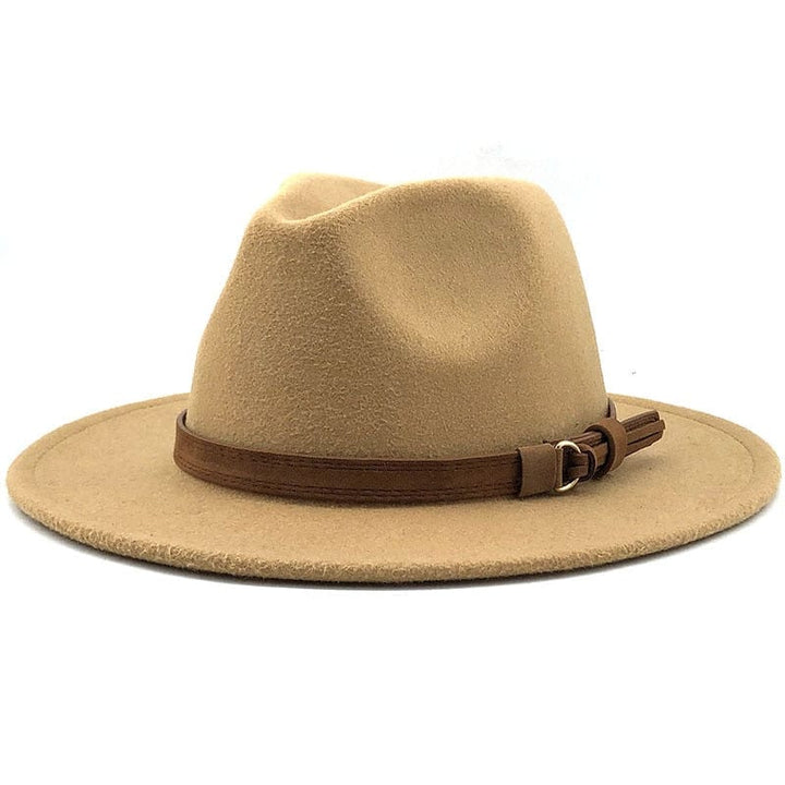 Eridian Fedora Hatt med Lærrem
