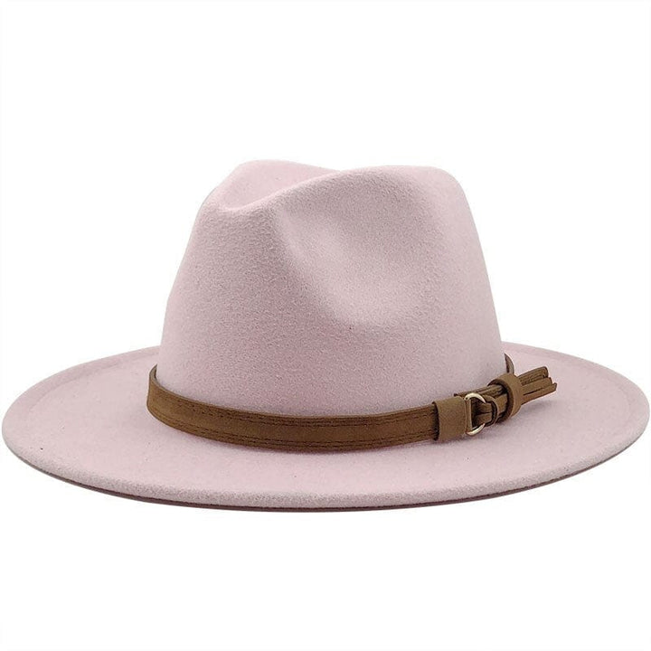 Eridian Fedora Hatt med Lærrem
