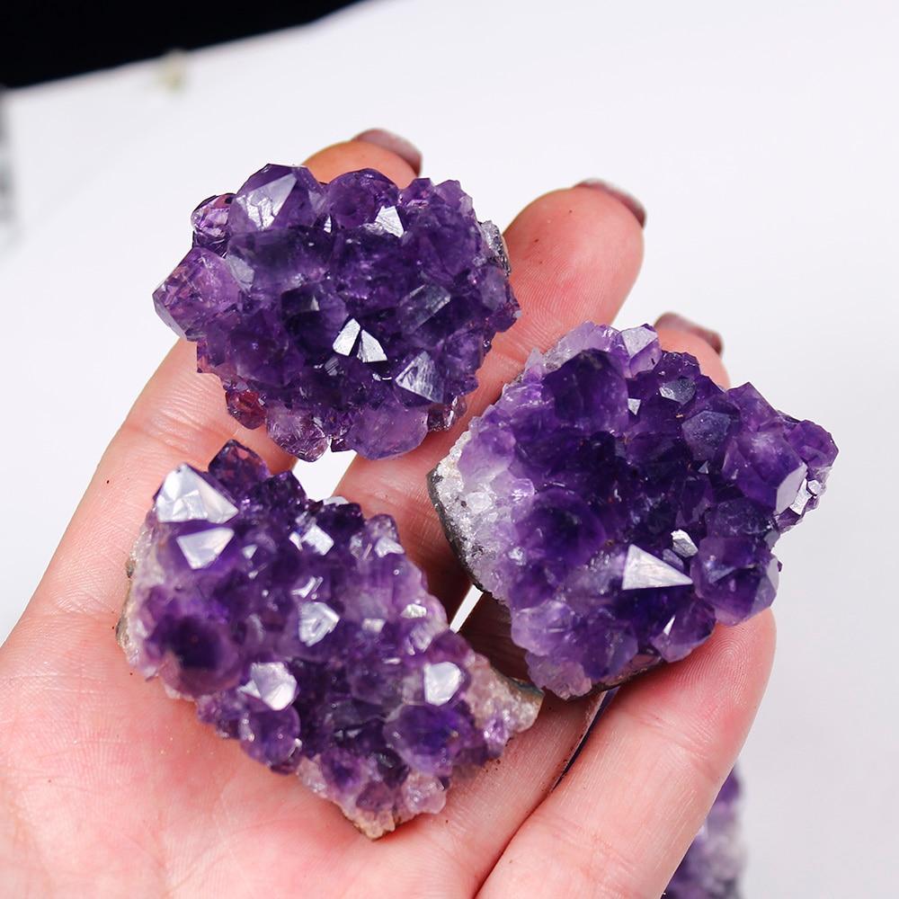 Skanto | Roh-Amethyst-Kvarts-Kristall-Klynge