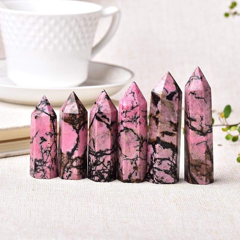 Skanto | Rhodonite Crystal Point Tower