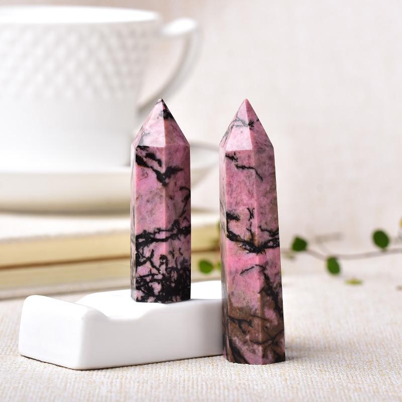 Norvo | Rhodonite Crystal Point Tower