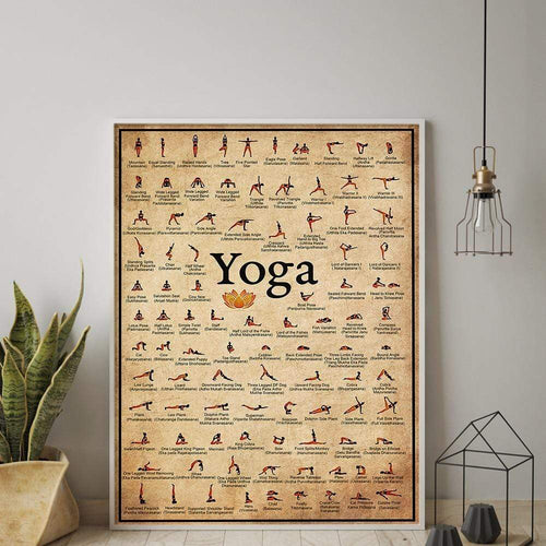 Skanto | Yogastillinger Veggplakat