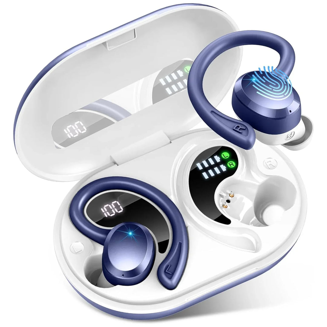 Skanto | Trådløse ørepropper med lang batterilevetid – SecureFit – (1+1 GRATIS)