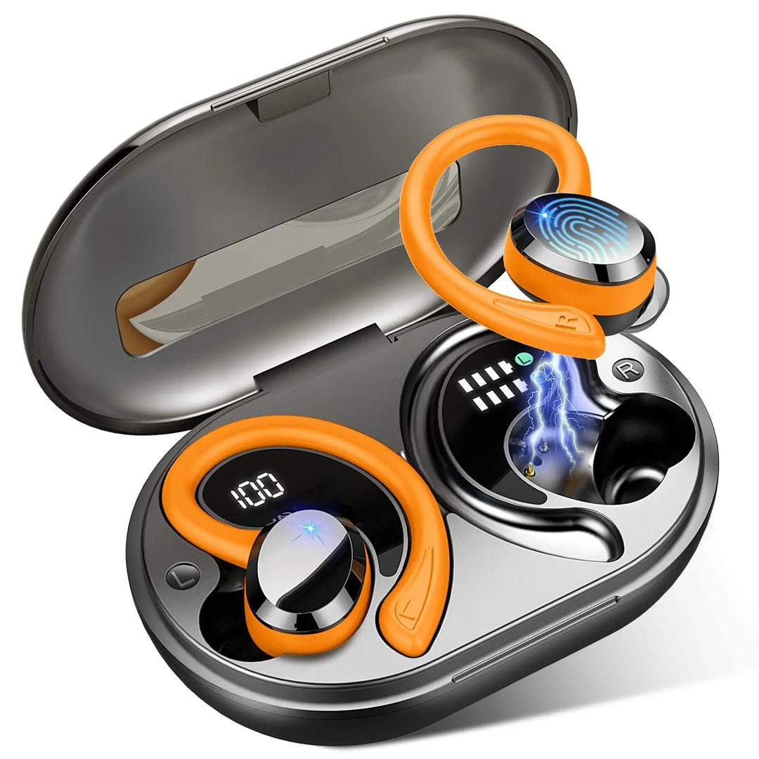 Skanto | Trådløse ørepropper med lang batterilevetid – SecureFit – (1+1 GRATIS)