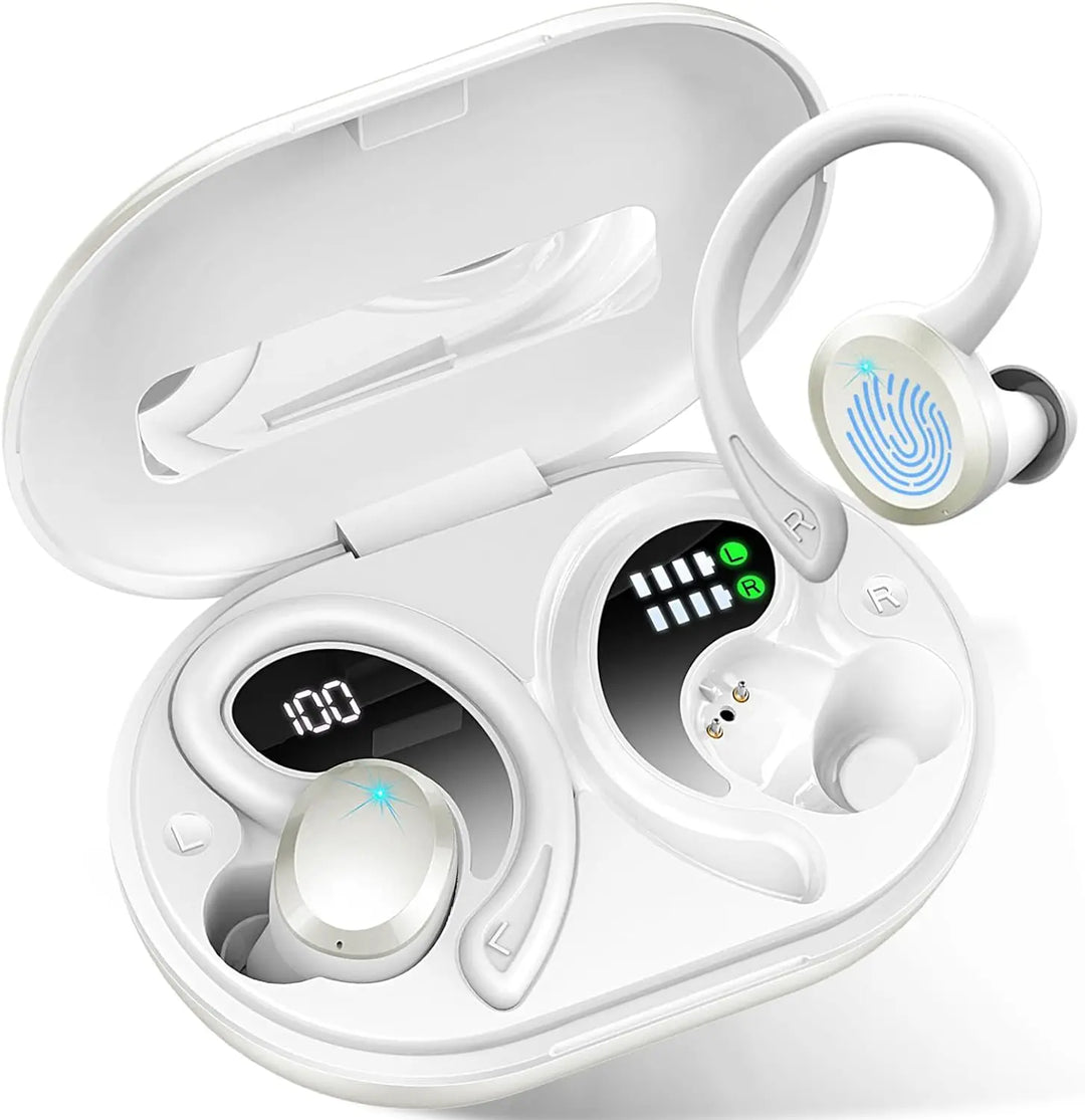 Skanto | Trådløse ørepropper med lang batterilevetid – SecureFit – (1+1 GRATIS)
