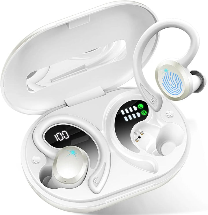 Skanto | Trådløse ørepropper med lang batterilevetid – SecureFit – (1+1 GRATIS)