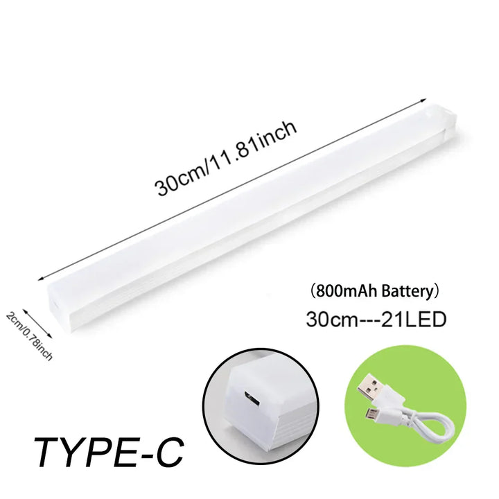 Skanto | TRÅDLØS LED NATTLYS MED BEVEGELSESENSOR OG OPPLADBATTERI