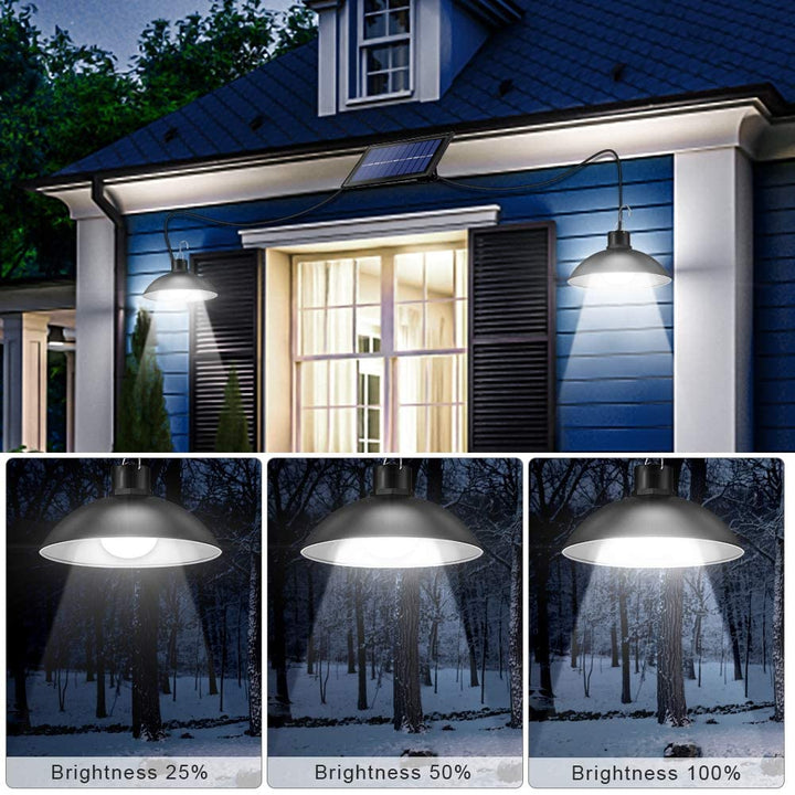 Skanto | Trådløs Solar LED Lampe Sett med Fjernkontroll – TwinRay