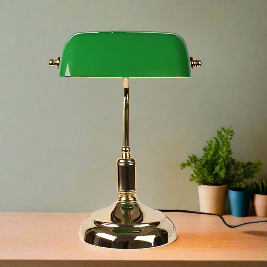 LuxeLume - Elegant Glass Table Lamp For Timeless Lighting | Skanto