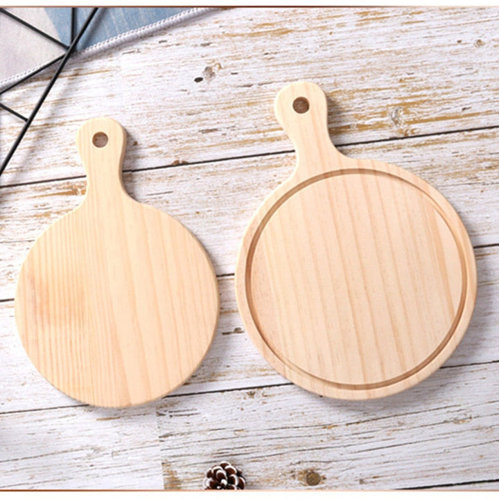 Treet Pizza bord Rund med Hånd Pizza Bakebrett Pizza Bord | Skanto