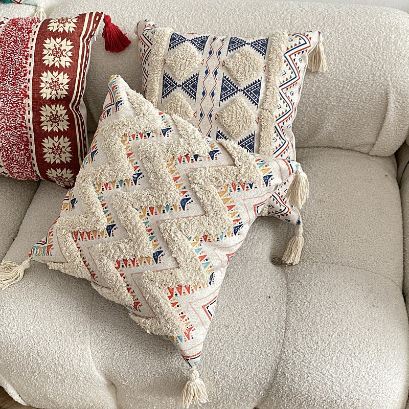 Boho fôret frynse kast puteomslag | Skanto