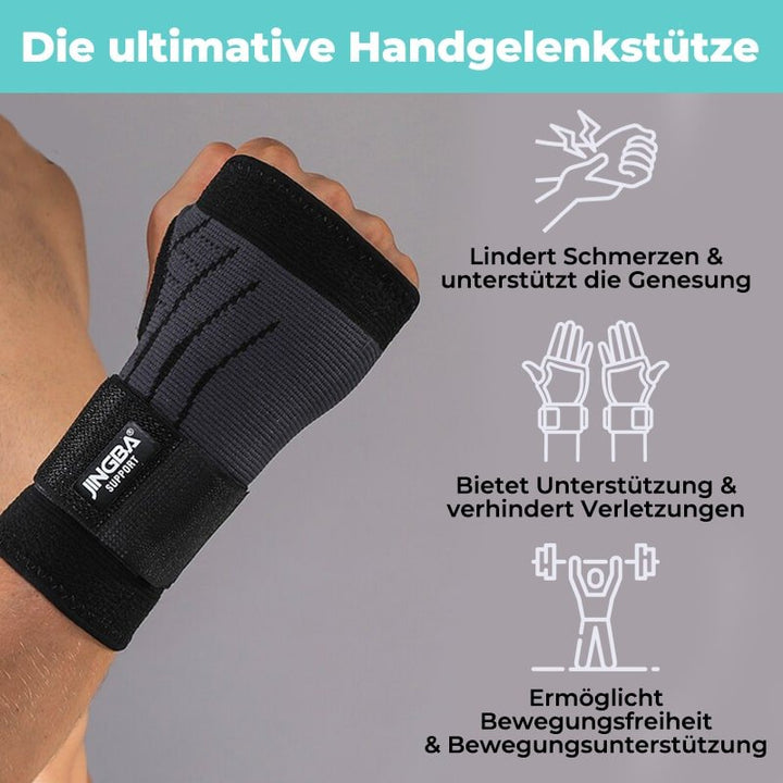 Skanto | Wristrelief 3D Bandasje – Håndleddstøtte med kompresjon og stabilisering for smertelindring