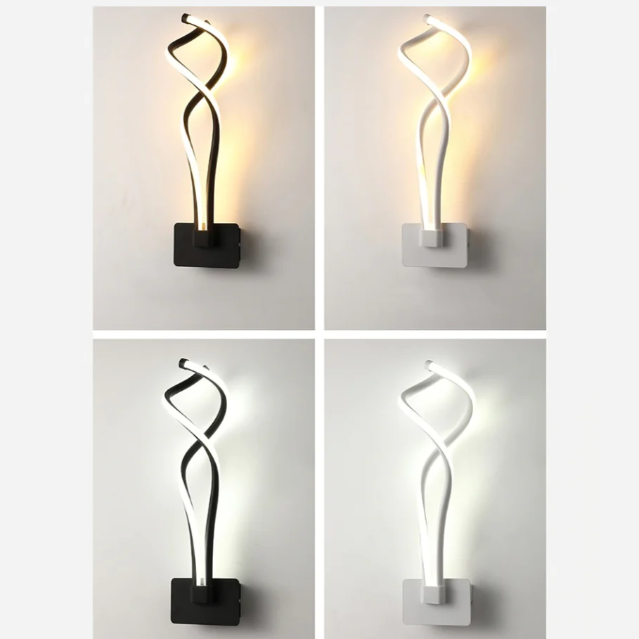 ÉclatHarmonieux – Elegant Vegglampe for en Avslappende Atmosfære Skanto