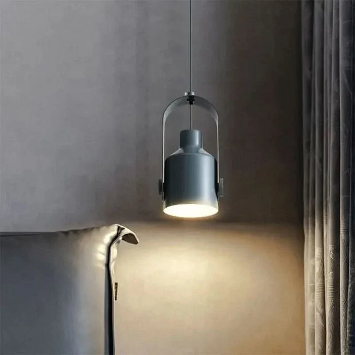 Skanto | Nordisk Tre & Metall Pendellampe – Minimalistisk Hengende Lys