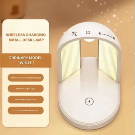 Skanto | LUMIVIBE – Trådløs Lading og Høyttaler Lampe