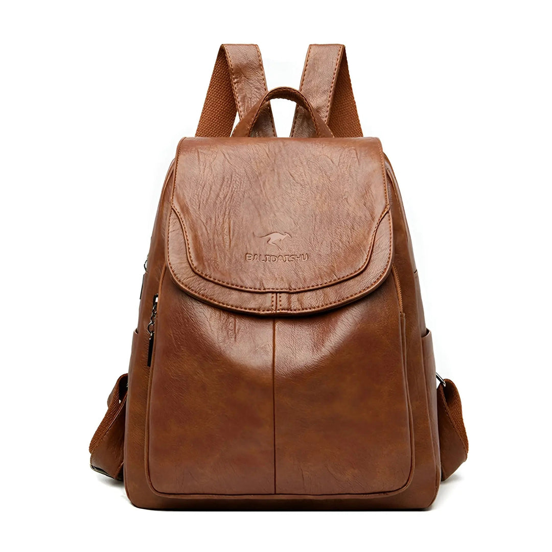 Skanto | Vintage Leather Women's Backpack - Isabella