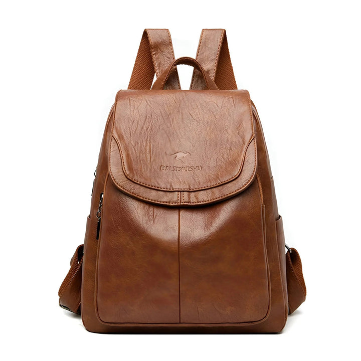 Skanto | Vintage Leather Women's Backpack - Isabella