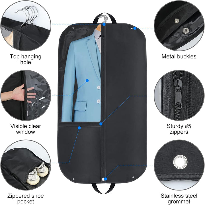 Skanto | Vanntett Oxford Klærsett – Dressdeksel med Gusset & Lommer (Kjøp 1, Få 1 GRATIS)