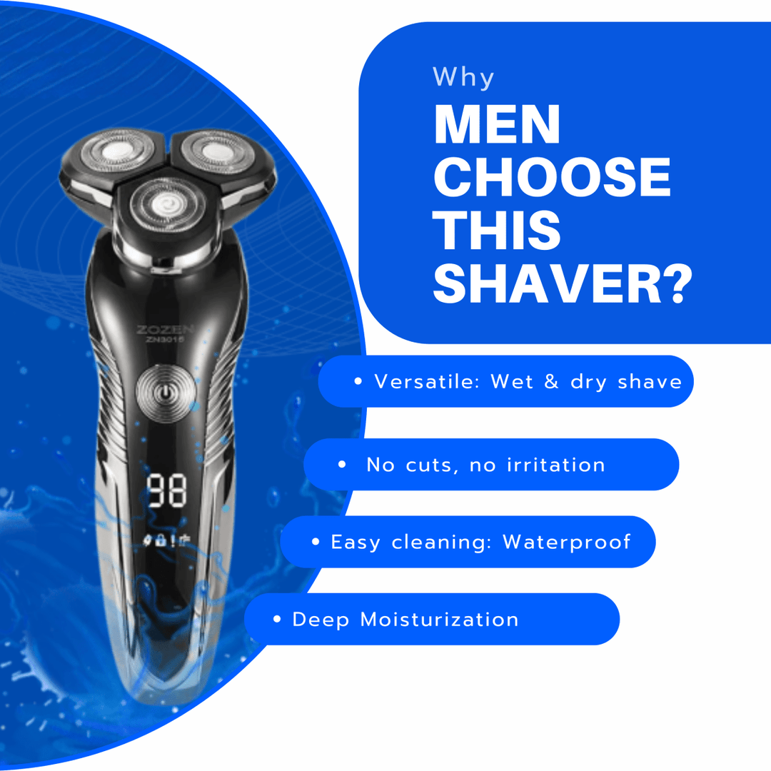 Skanto | Z Series – Oppladbar barberhøvel for en perfekt barberingsopplevelse