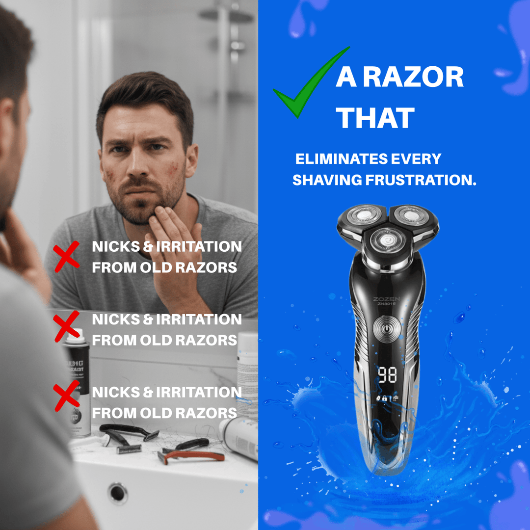 Skanto | Z Series – Oppladbar barberhøvel for en perfekt barberingsopplevelse