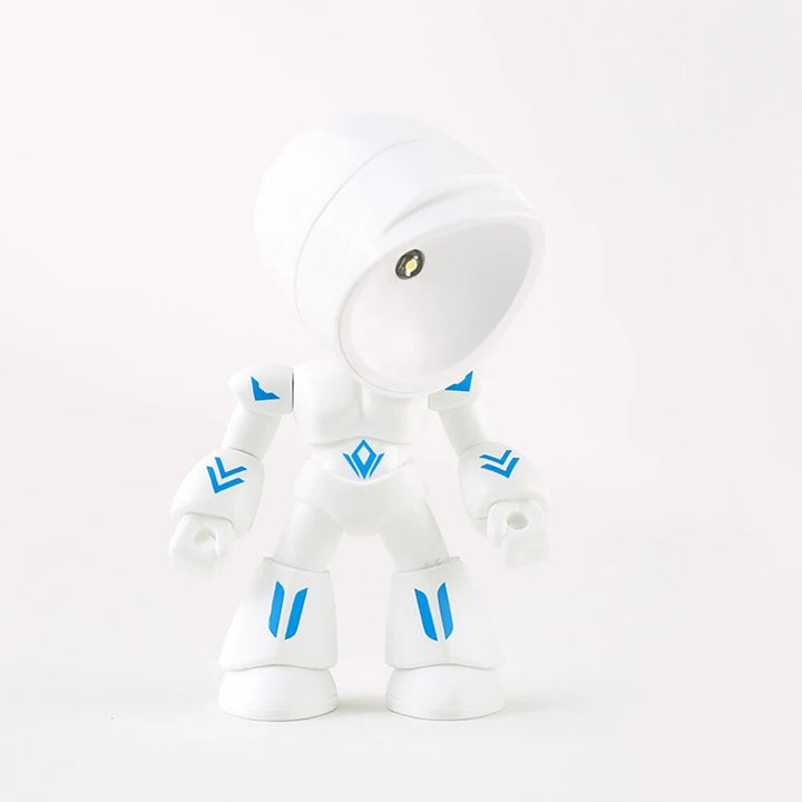 Søt Robot Bordlampe – Kreativ LED Lys for Barns Rom og Skrivebord | Skanto