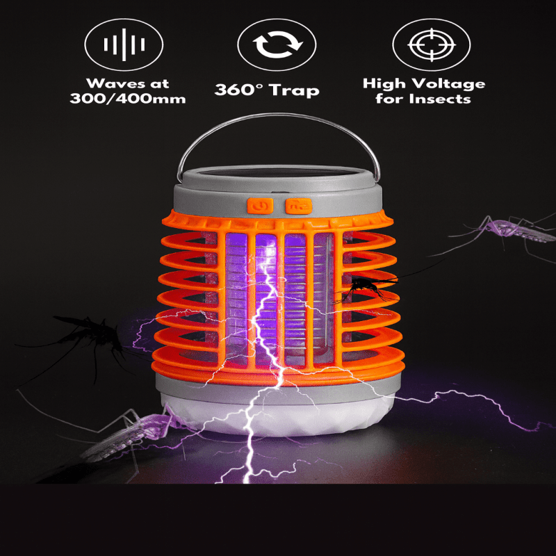 Skanto | ZAPPERLANTERN – 2-i-1 Sol Bug Zapper og Campinglanterne
