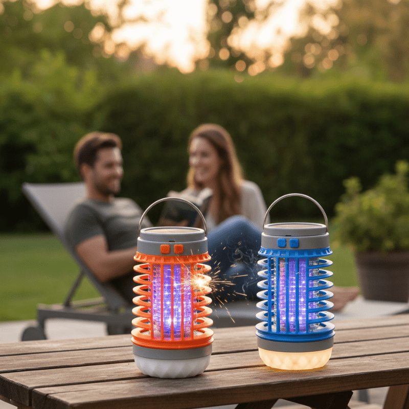 Skanto | ZAPPERLANTERN – 2-i-1 Sol Bug Zapper og Campinglanterne