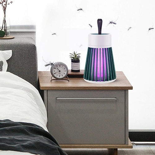 Skanto | LumiGuard Bærbar Myggdreperlampe | Still UV insektsfelle for innendørs og utendørs beskyttelse