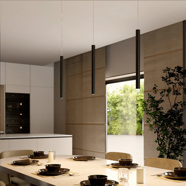 Skanto | RayAura Minimalistisk LED Pendellampe | Moderne Design | Elegant Taklampe for Stue & Kontor