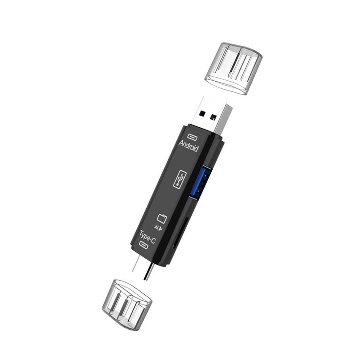 5 i 1 Micro SD kortleser med 32 GB SD-kort Skanto