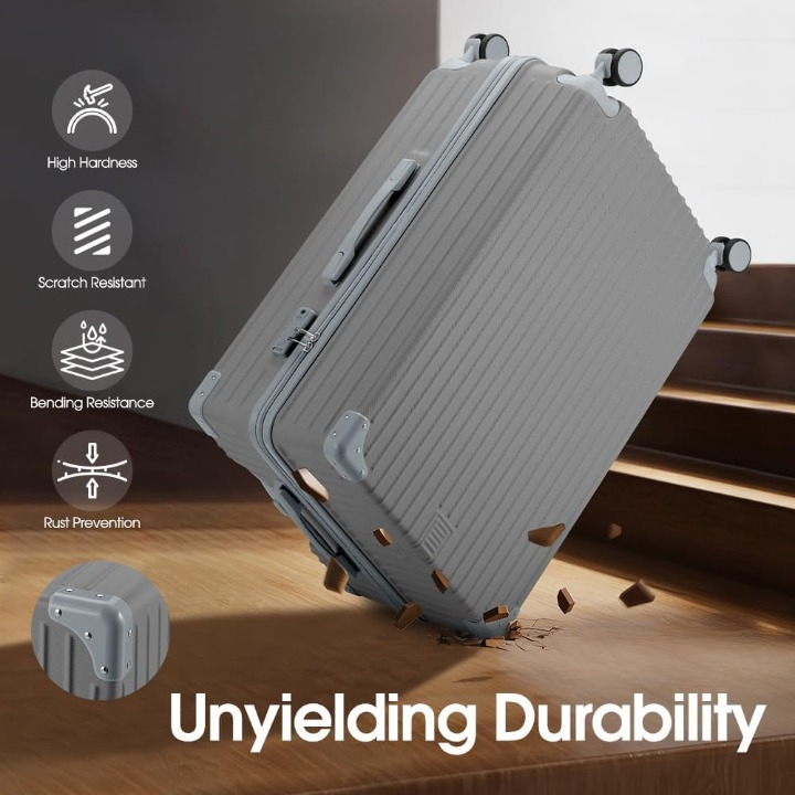 ABS Hard Shell Bagasje med Spinner Hjul & TSA Lås | Skanto