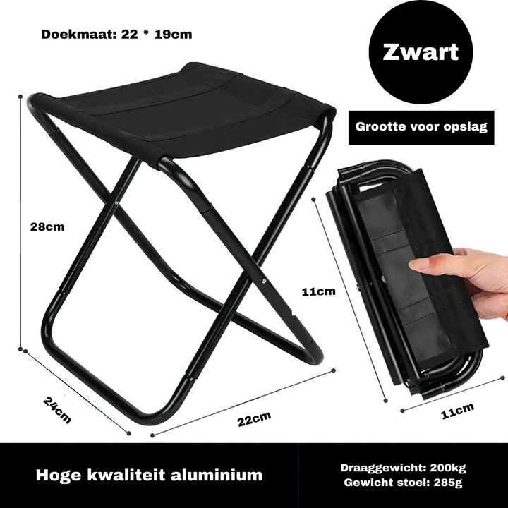 Skanto | Kompakt Campingstol – Lettvekts & Sammenleggbar