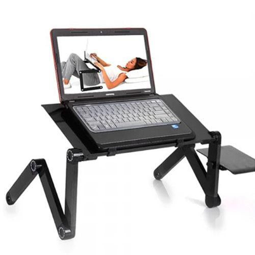 Skanto | 360° Justerbar Ventilert Sammenleggbar Laptop Notatbok Bordbrett